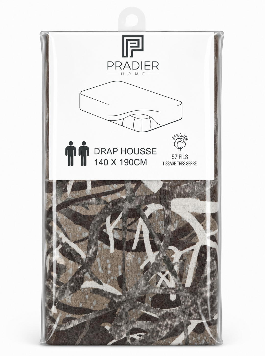 Draps housse 140 x 190 cm