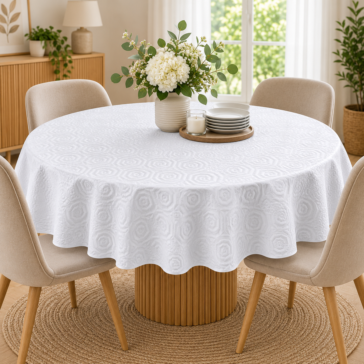 Sous nappe de protection ronde