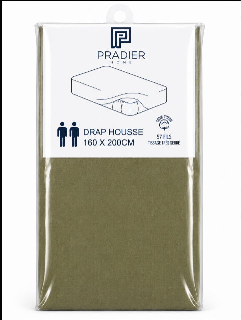 Draps housse 160x200cm