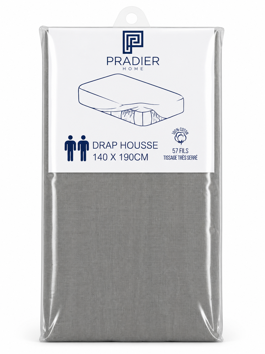 Draps housse 140 x 190 cm