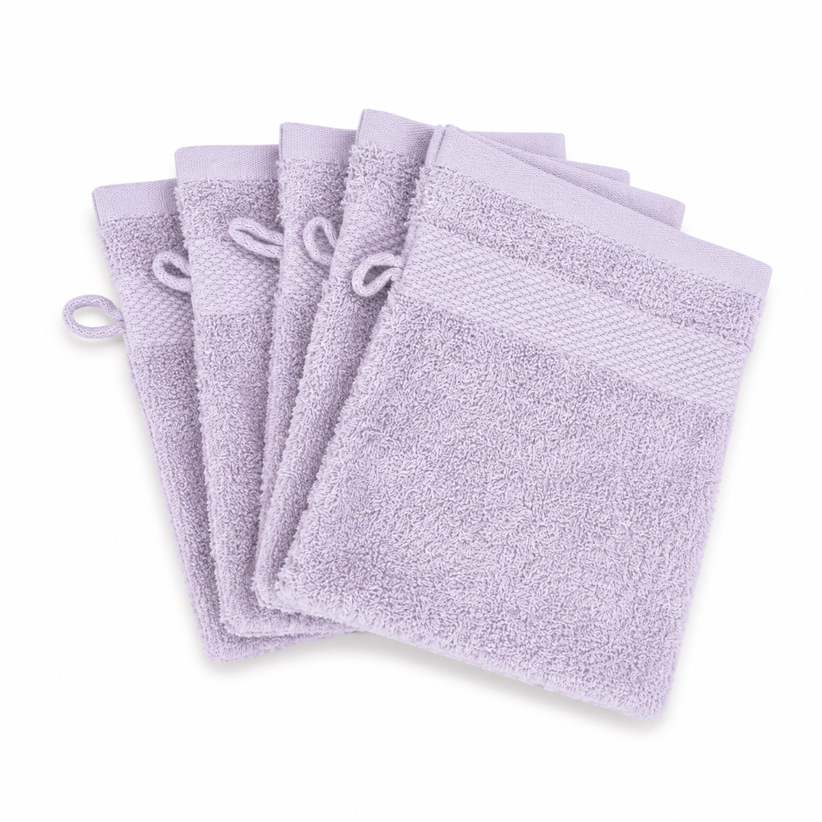 Lots de 5 gants de toilettes
